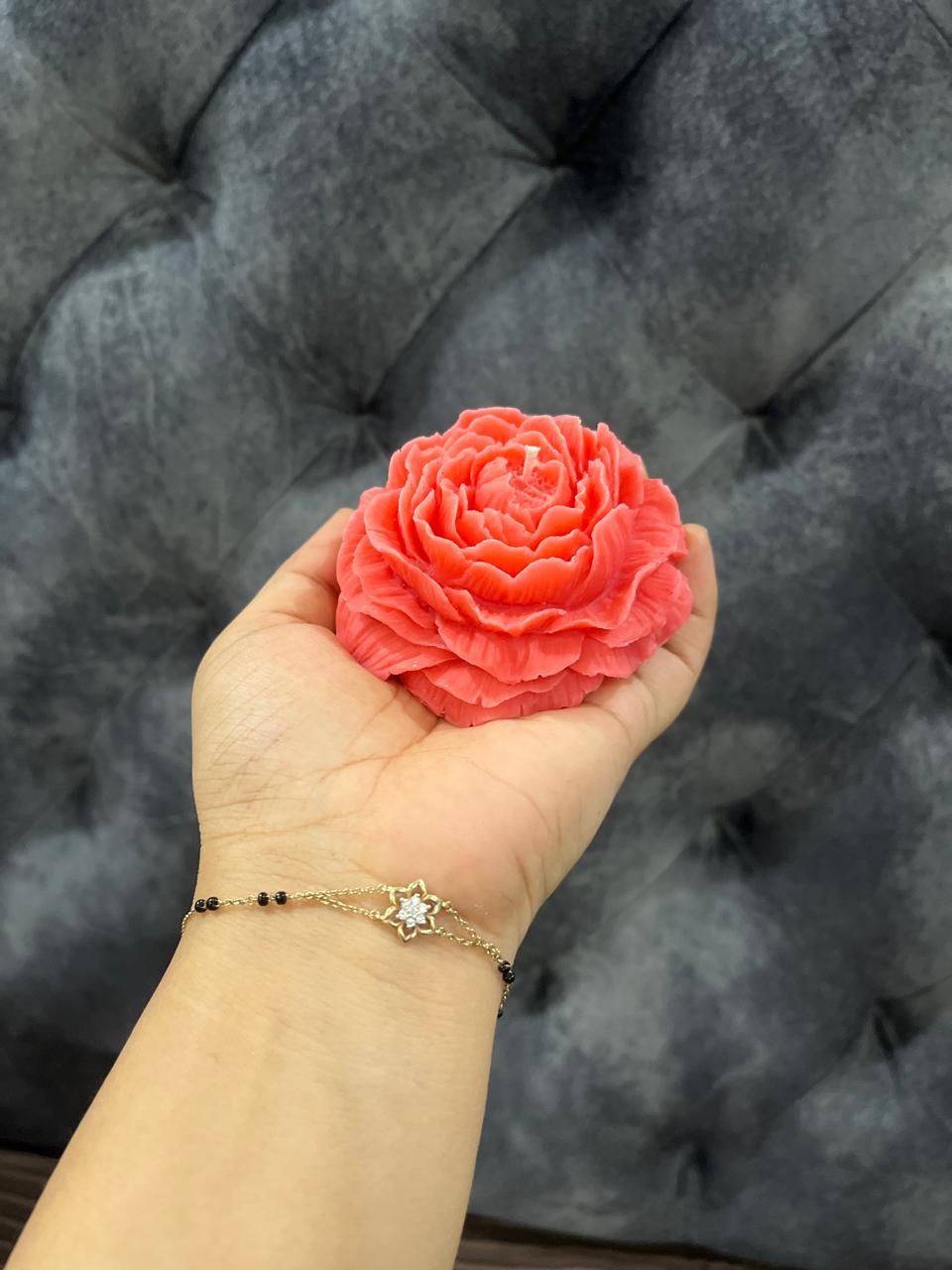 Premium Big Peony Candle