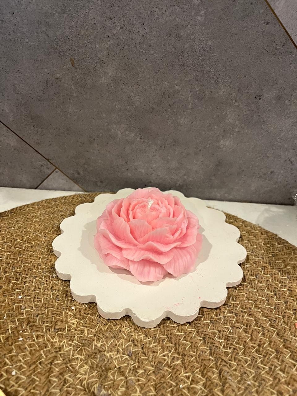 Premium Big Peony Candle